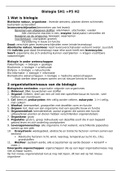 Biologie samenvatting hoofstuk 1 inleiding in de biologie 4 VWO