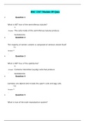 BSC 2347 Module 09 Quiz (2 Versions, 30 Q/A) / BSC2347 AP 2 Mod 9 Quiz : Human Anatomy and Physiology II (Latest, 2020): Rasmussen College