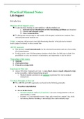 Life Support Practical Manual Summary