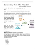 Samenvatting Media, ICT en Policy