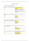 Nursing 2058 NUTRITION exam1 Questions/Answers |Latest Version (Grade A)