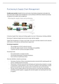 Purchasing & Supply Chain Management, Lectures + Book