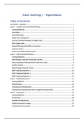 Operations: Study Literature Bozarth Summary Chapters 7, 9, 10, 12