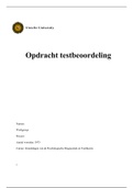 GPDTT opdracht Testtheorie 