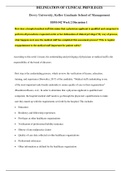 Devry University, Keller Graduate School of Management- HSM-542 Week 2 Discussion 1:  Delineation of Clinical Privileges-Already verified Answers.