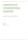 Essentials of Organizational Behavior