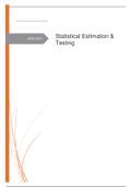 SAMENVATTING STATISTICAL ESTIMINATION & TESTING (SET) 2020-2021
