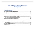 Summary Consultancy Innovation Management from the articles consultancy is more than giving advice, managing organisational change, the four strategies for changing human systems	