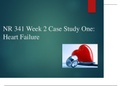 NR 341 Week 2 Case Study One: Heart Failure