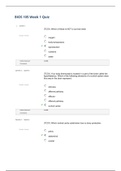 BIOS 105 Week 1 Quiz- Graded A