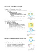 Samenvatting "Biochemistry: A Short Course" (John L. Tymoczko) Section 8 (H18 en H19)