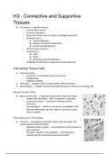 Samenvatting "Dellmann's Textbook of Veterinary Histology" H3