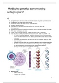 Medische genetica samenvatting jaar 2