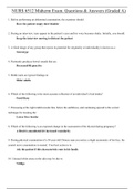 NURS 6512 Midterm Exam. Questions & Answers (Graded A)