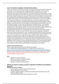 HPIM4001: Economics of Healthcare - Case 3: Economic evaluation of health interventions