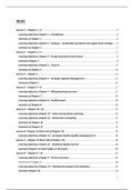 Operations Management & Logistics Summary