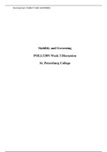 St. Petersburg College-POLI-330N Week 3 Discussion: Stability and Governing-Already_Graded_A_100%_Correct