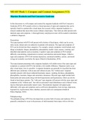 Chamberlain College of Nursing : NR603 Week 1 Compare & Contrast Assignment / NR 603 Week 1 Compare & Contrast Assignment : Migraine Headache & Post Concussive Syndrome (NEW, 2020)