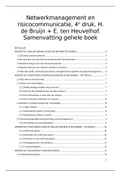 Management in netwerken, 4e druk - Samenvatting gehele boek 