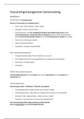 Huisvestingsmanagement & Vastgoedmanagement samenvatting Vastgoed & Makelaardij Blok 1