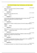 G150 / PHA1500 Module 05 Quiz (Latest, 2020): The Respiratory and Urinary Systems: Structure and Function of the Human Body: Rasmussen College (Verified Answers, 100% Correct, Already graded A)