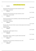 G150 / PHA1500 Module 06 Final Exam-1 (Latest, 2020): Structure and Function of the Human Body: Rasmussen College (Verified Answers, 100% Correct, Already graded A)