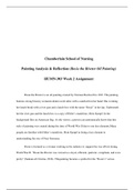 Chamberlain College of Nursing -HUMN-303 Week 2 Assignment: Essay – Painting Analysis & Reflection (Rosie the Riveter Oil Painting)_100%_Correct_