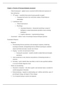 Summary of Neuropsychological Assessment