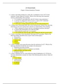 ATI Mental Health{Chapter 10 Brain Stimulation Therapies,Chapter 16 Personality Disorders,Chapter 21 Medications for Anxiety and Trauma- and Stress-Related Disorders,Chapter 22 Medications for Depressive Disorders,Chapter 23 Medications for Bipolar Disord