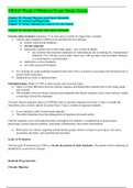 Chamberlain College of Nursing : NR565 Week 4 Midterm Exam Study Guide / NR 565 Week 4 Midterm Exam Study Guide (V1) Cha 15_29_35 (LATEST, 2020)(All Correct, Download to Score A)