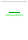 Chamberlain College of Nursing : NR565 Week 2 Assignment / NR 565 Week 2 Assignment : State Specific Guidelines for Prescribing Controlled Substances(LATEST, 2020)(All Correct, Download to Score A) 