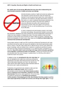  D2. Justify ways of overcoming difficulties that may arise when implementing anti-discriminatory practices in health and social care settings.