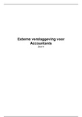 Externe Verslaggeving voor Accountants