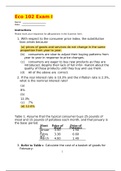 Eco 102 Exam I