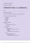 Apuntes de clases de Introducción a la Medicina 