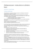 Samenvatting  Basisconcepten van ziekte: moleculaire en cellulaire basis (ziekteprocessen) (007627)- hoofdstuk 1 tem 4