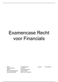 Eindopdracht Masterclass recht voor financials eindcijfer 9.0