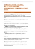 Samenvatting Thema's maatschappijleer Hoofdstuk 5 Verzorgingsstaat HAVO 4