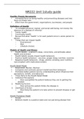 NR222 Unit 1study guide