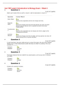 Biol 1001 week 4 Introduction to Biology Exam – Week 4