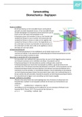 Alles wat je moet hebben voor je tentamen biomechanica (HAN ALO)