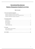 IB  Business Management SL Notes (UNIT 5 full notes) 