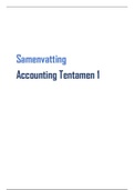 Samenvatting Accounting Tentamen 1 RSM (H1 t/m H6 Financial accounting using IFRS)