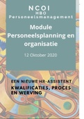 Geslaagde (8) NCOI Moduleopdracht Personeelsplanning en Organisatie 