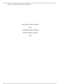 NR305 RN Health Assessment-Obesity and Prevention of Diabetes:Baum Professional Paper GRADED Chamberlain College of Nursing.