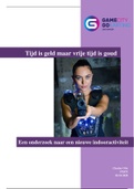 Scriptie: onderzoek naar een nieuwe indooractiviteit inclusief product en implementatieplan.