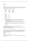 Summary Biomechanics (statics included)