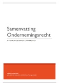 Samenvatting Ondernemingsrecht