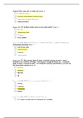 (TCO 2) Which cost is NOT a period cost? (Points : 5)          Lumber for furniture          Executive administrative assistant salary          Depreciation on sales staff's cars          Sales commission   Question 2.2. (TCO 2) Which product would use