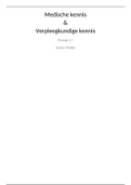 Samenvatting Medische & Verpleegkundige Kennis Periode 2.1 HBO-V Windesheim Zwolle